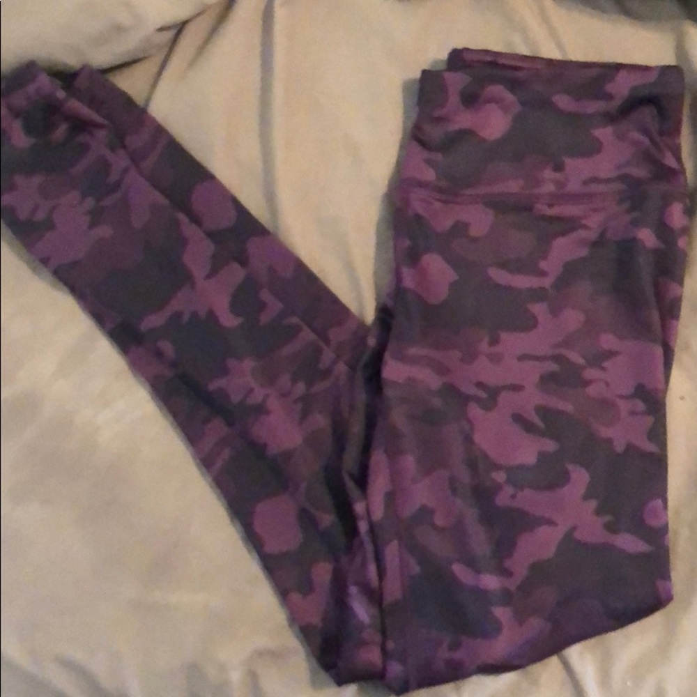 Purple camo pants
